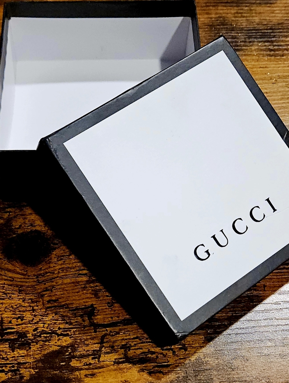 Gucci White Square Gift Box 5.5" Packaging Jewelry Wallet Jewelry Pouch Storage